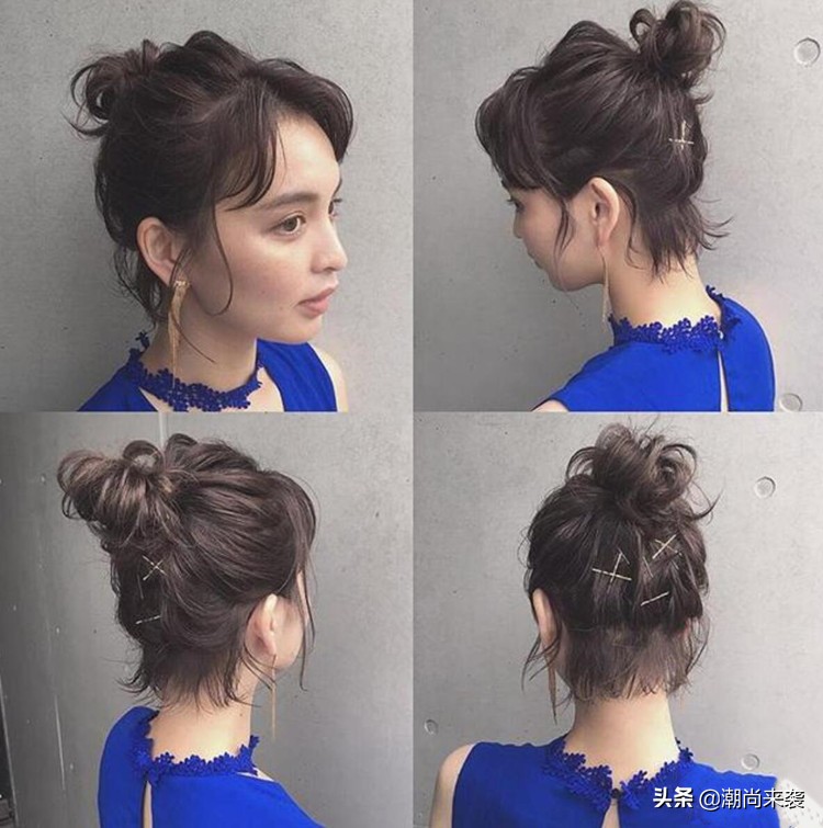 扎简单又漂亮的发型发量多,发型扎法教程简单又好看