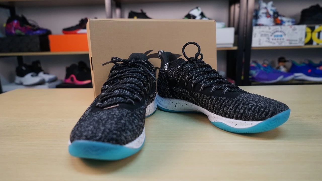 wen实战鞋测评,编织鞋面运动休闲鞋