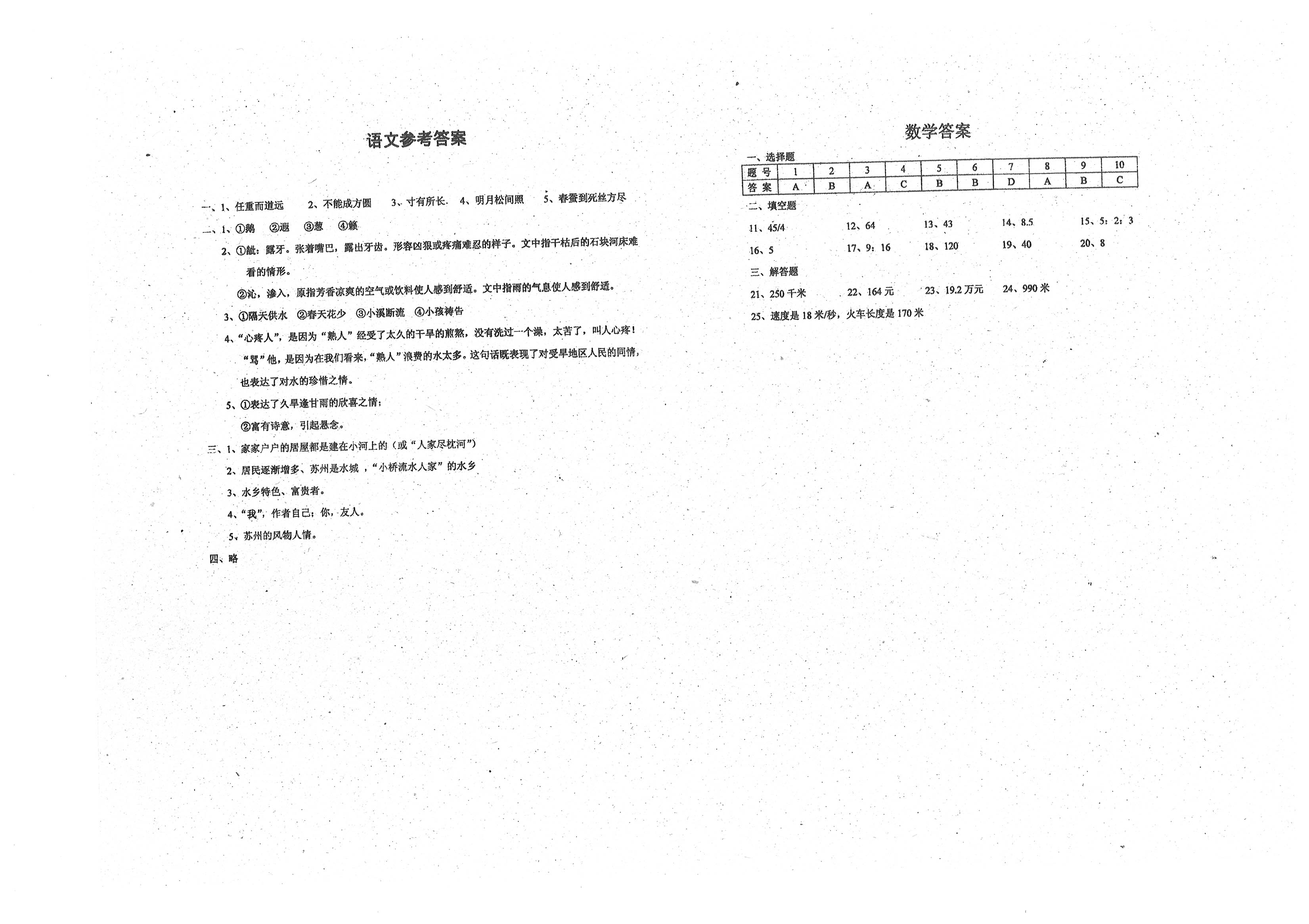 小学六年级数学小升初必考知识点,小学数学六年级重点知识归纳