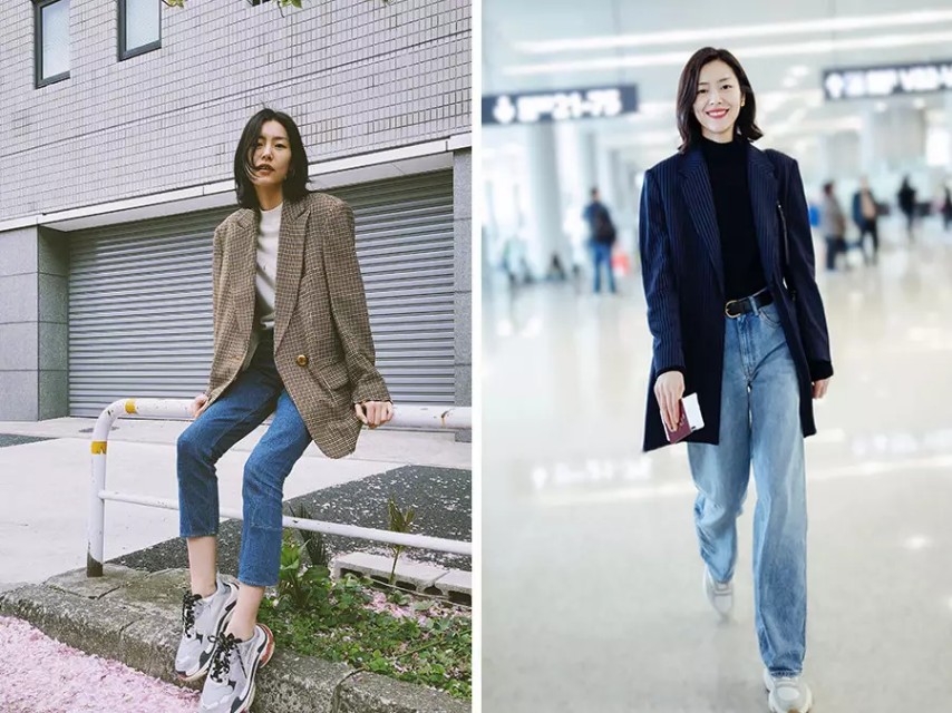 秋季英伦风西装外套,棉麻西装外套女秋季新款