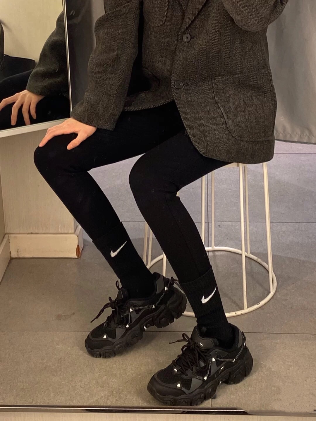 好看且增高的全脚掌运动鞋,超好看洋气运动鞋