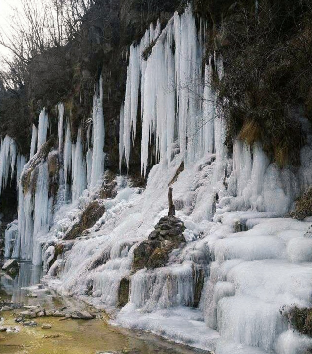 祖国山水美如画太行大峡谷看冰挂,太行观看冰挂自驾游详细路线