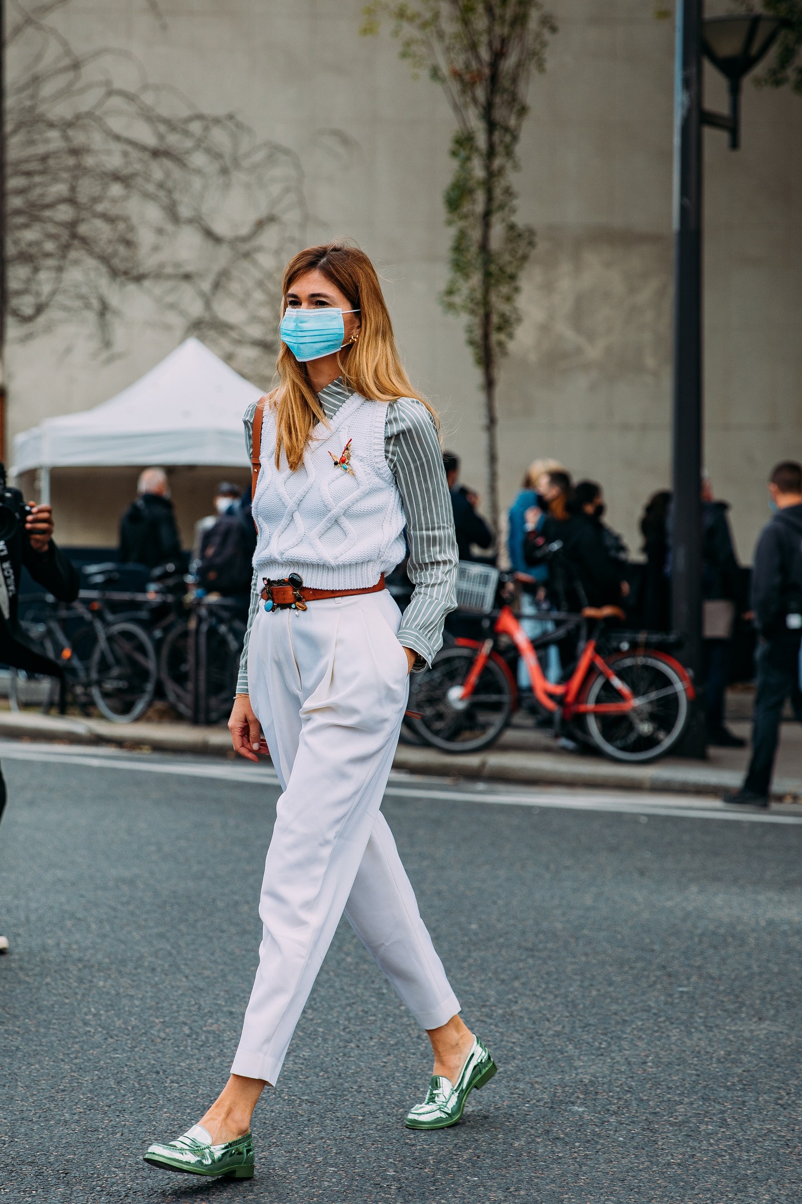 2023春夏巴黎时装周街拍特辑,2021巴黎高定时装周街拍