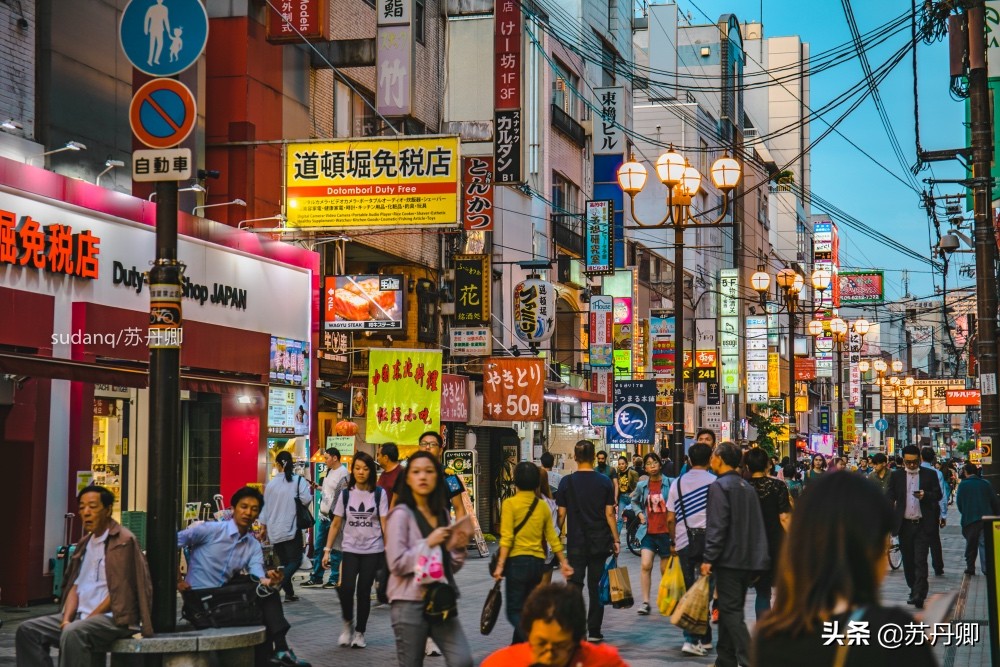 日本大阪街头实拍,日本大阪街头照