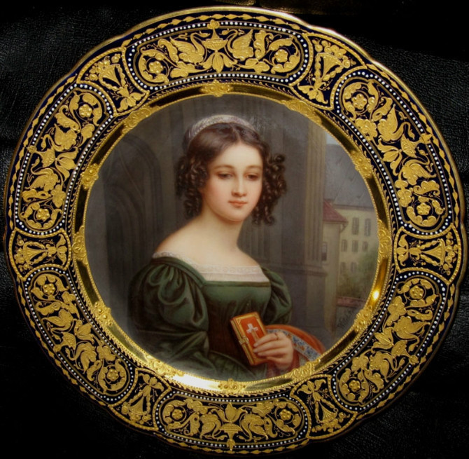 欧洲人物瓷板画,欧洲油画经典肖像画