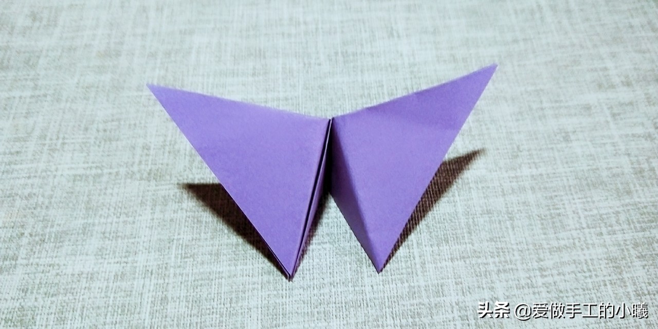 怎么做简单的小蝴蝶折纸,可以飞的立体小蝴蝶折纸