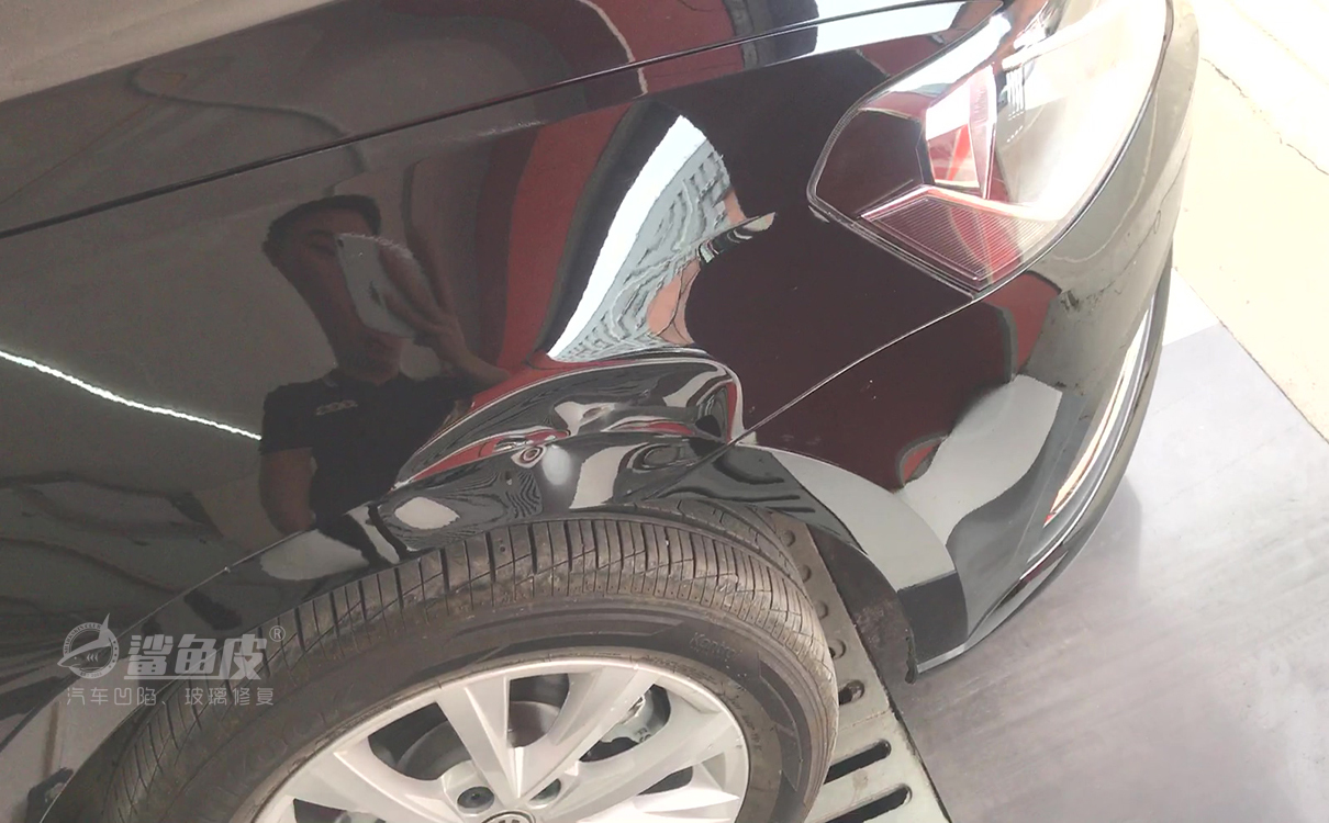大众后叶子板凹陷修复影响卖吗,大众叶子板凹陷修复教程
