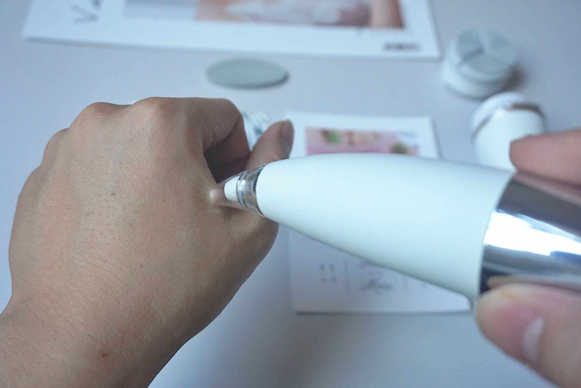 小米有品inface温感小气泡黑头仪,小米有品黑头仪怎么开机