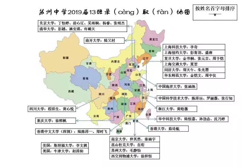 苏州中学名录,苏州中学全国百强名单