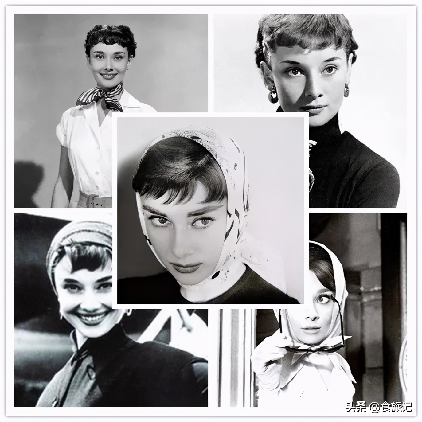 丝巾的气质系法,一条小小的丝巾可以点缀你的气质