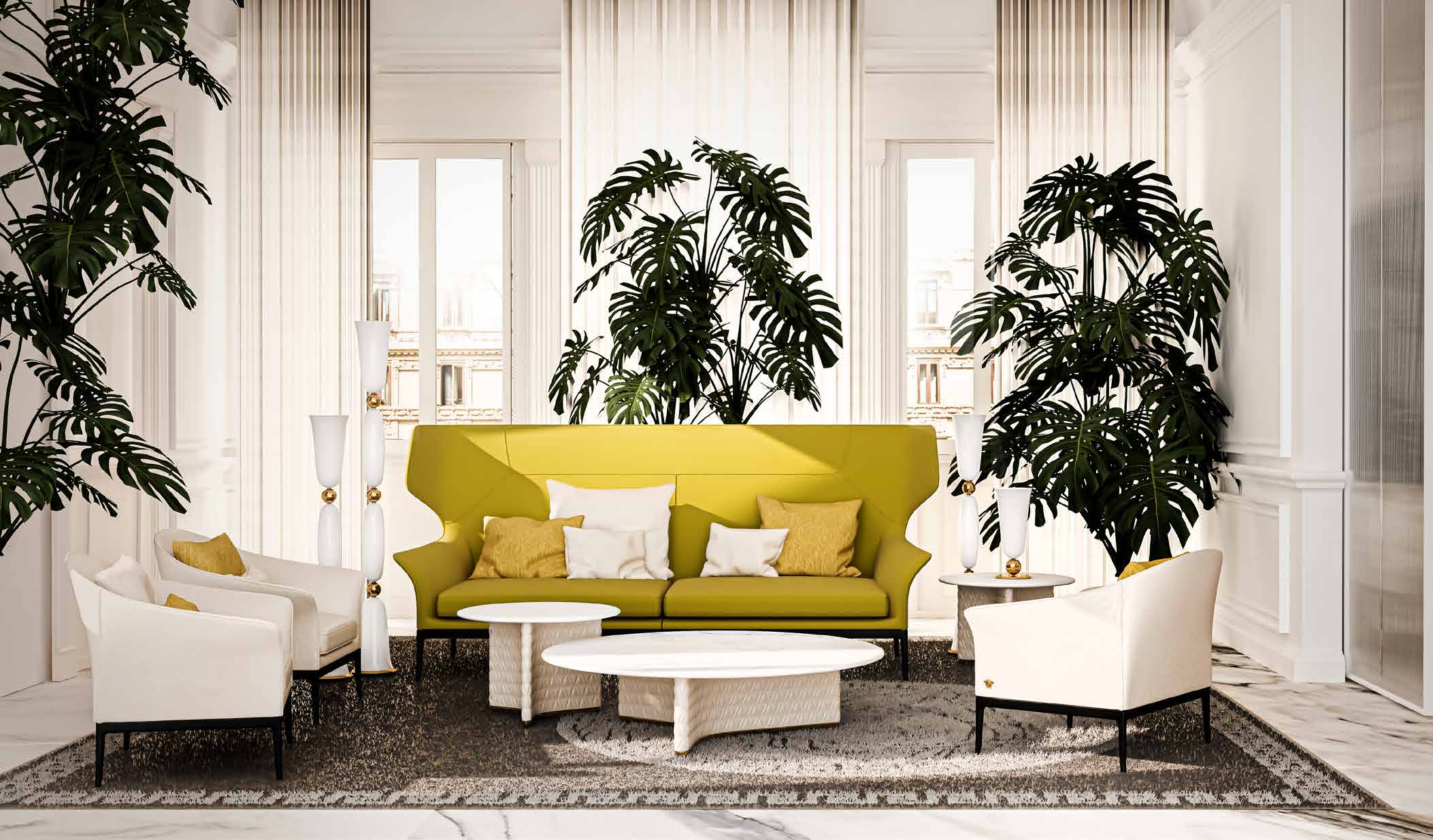 “灰黄”家具大盘点！VERSACEHOME、TURRI，哪家更好看？