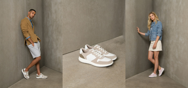 复古ECCO春夏跑鞋值得上脚，大玩拼接元素，撞出新潮流