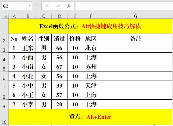 excel办公小技巧alt键,alt键在excel中的各种功能