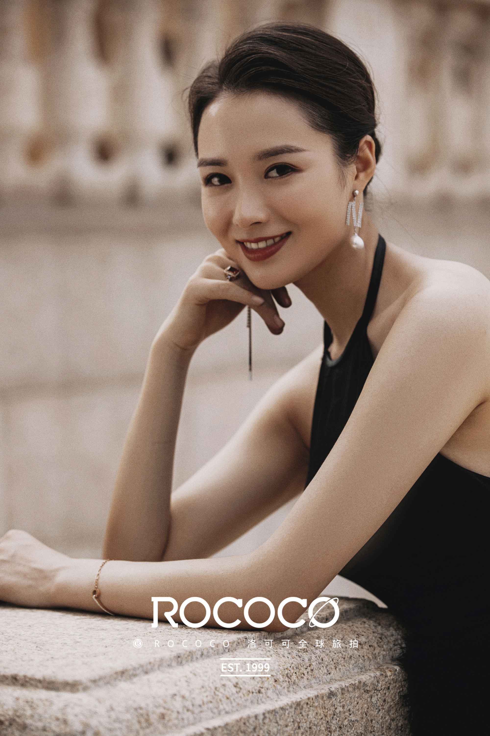 黑纱婚纱照高级感外景调色教程,高级感满满的森系黑纱婚纱照