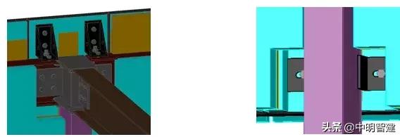 室内无露柱露梁的钢结构住宅预制外墙体系