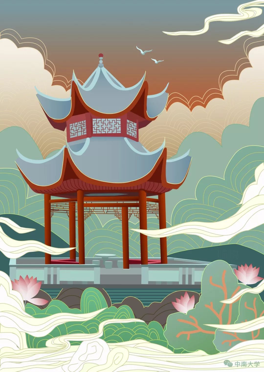 手绘作品请欣赏,手绘中南半岛地图