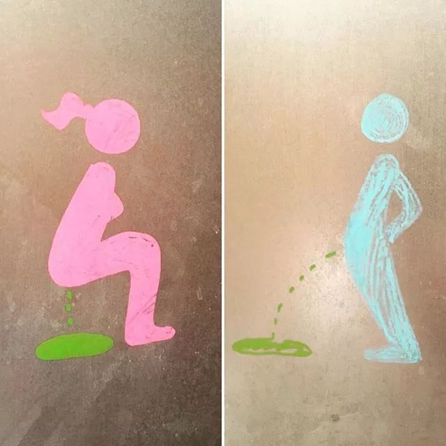 新中式男女厕所标志,各种各样的男女厕所标志