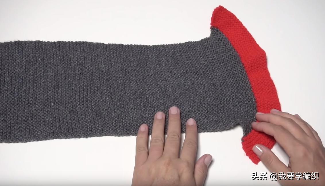 围脖编织教程全过程最简单的,玫瑰花小围脖编织教程