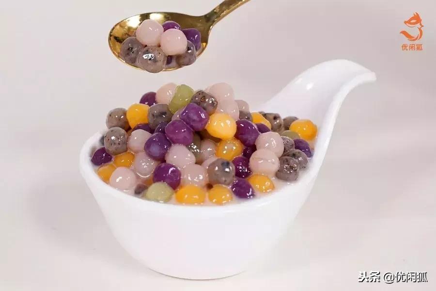 嘟嘟茶系列之椰奶芋圆嘟嘟茶,手把手教你把小芋圆用在饮品小吃店