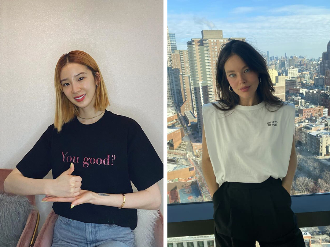 泫雅风宽松网红大t恤,泫雅风短款T恤