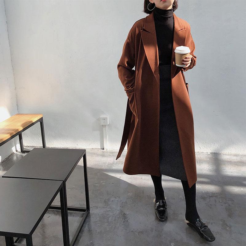 韩系穿搭宽松咖色,秋冬穿搭今年最流行的咖色