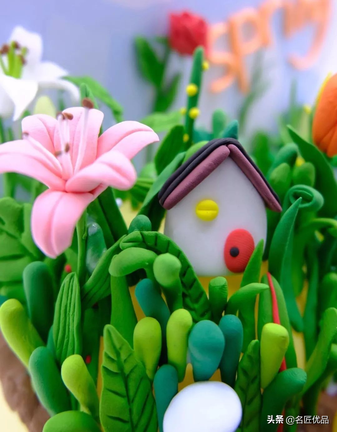 好玩又好看的粘土手工,简单的国庆粘土手工方案