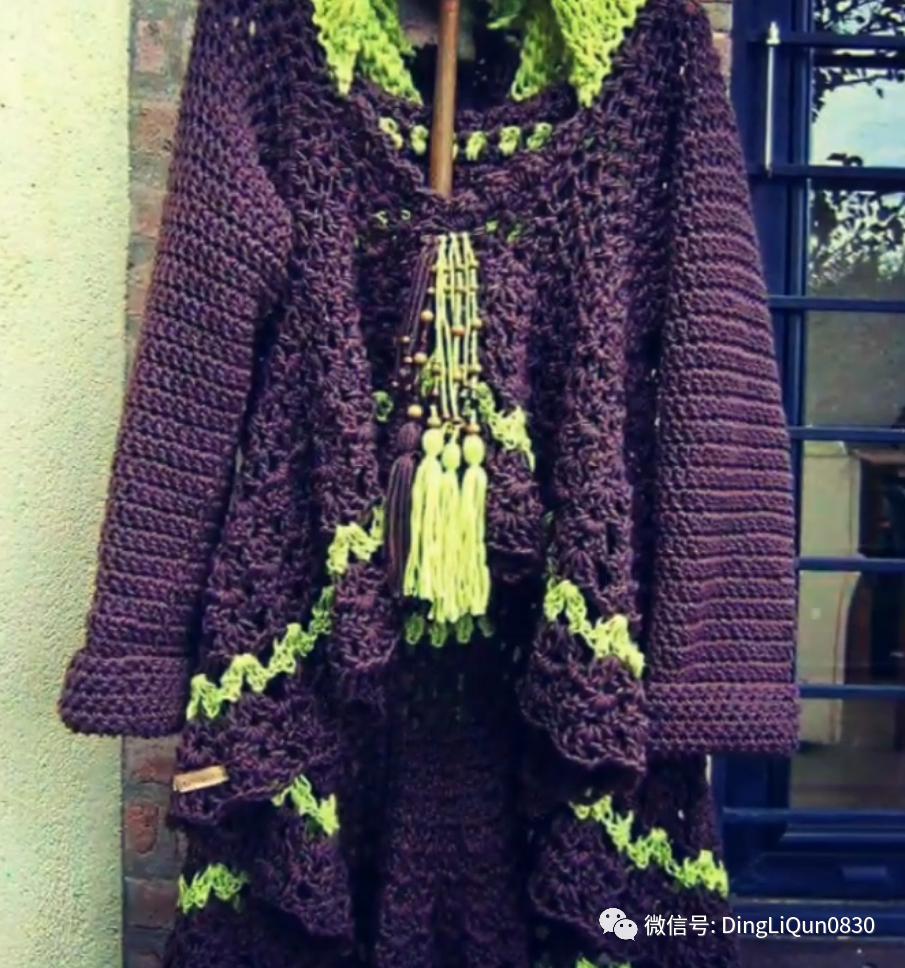 30款漂亮的针织开衫设计,针织祖母格开衫