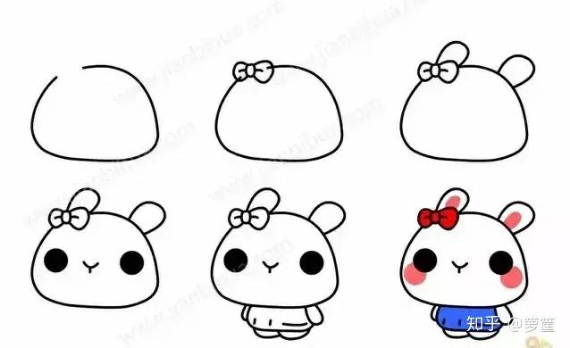 小动物的简笔画怎么画最简单的,画小动物的简笔画教程视频
