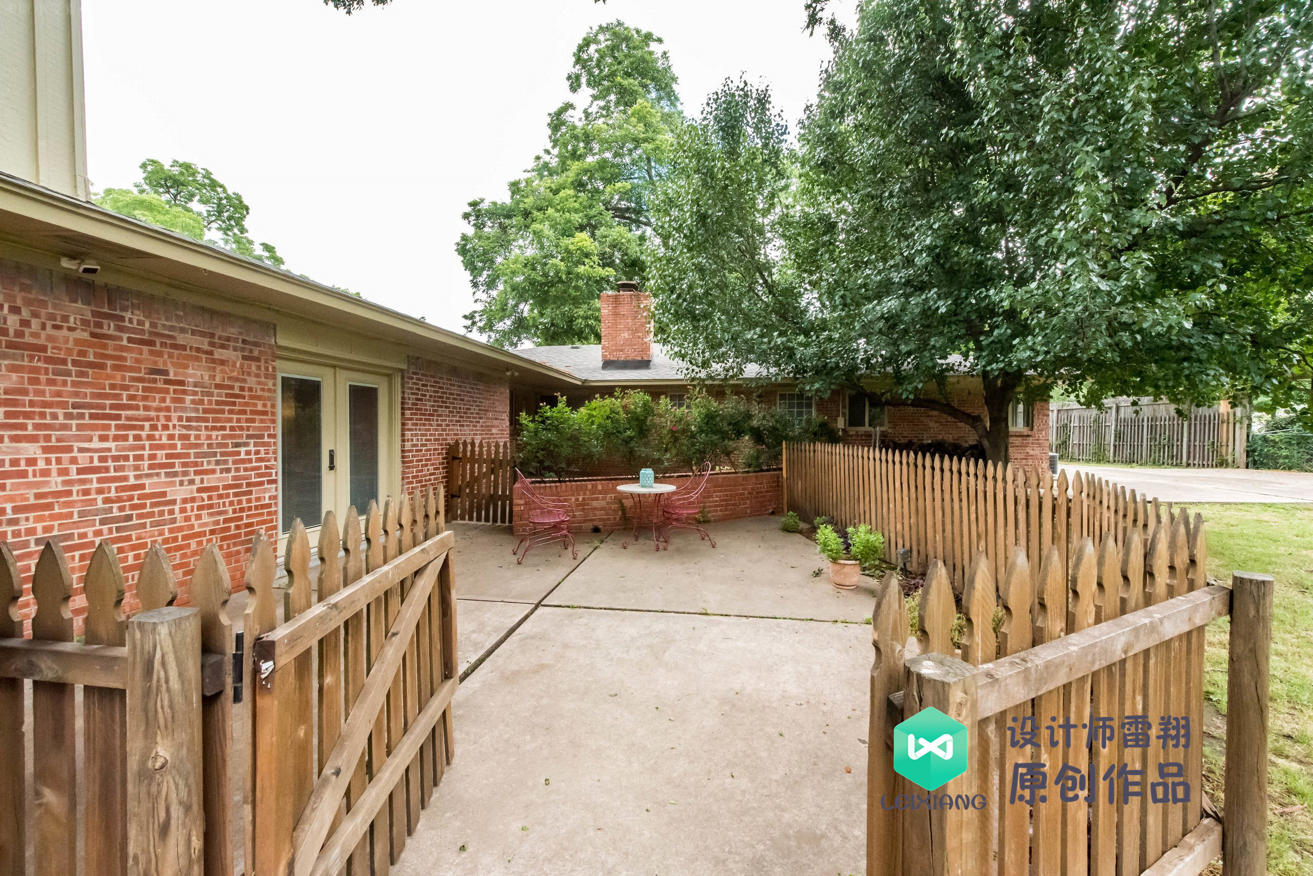 庭院防腐木颜色搭配效果图,庭院怎么铺装防腐木