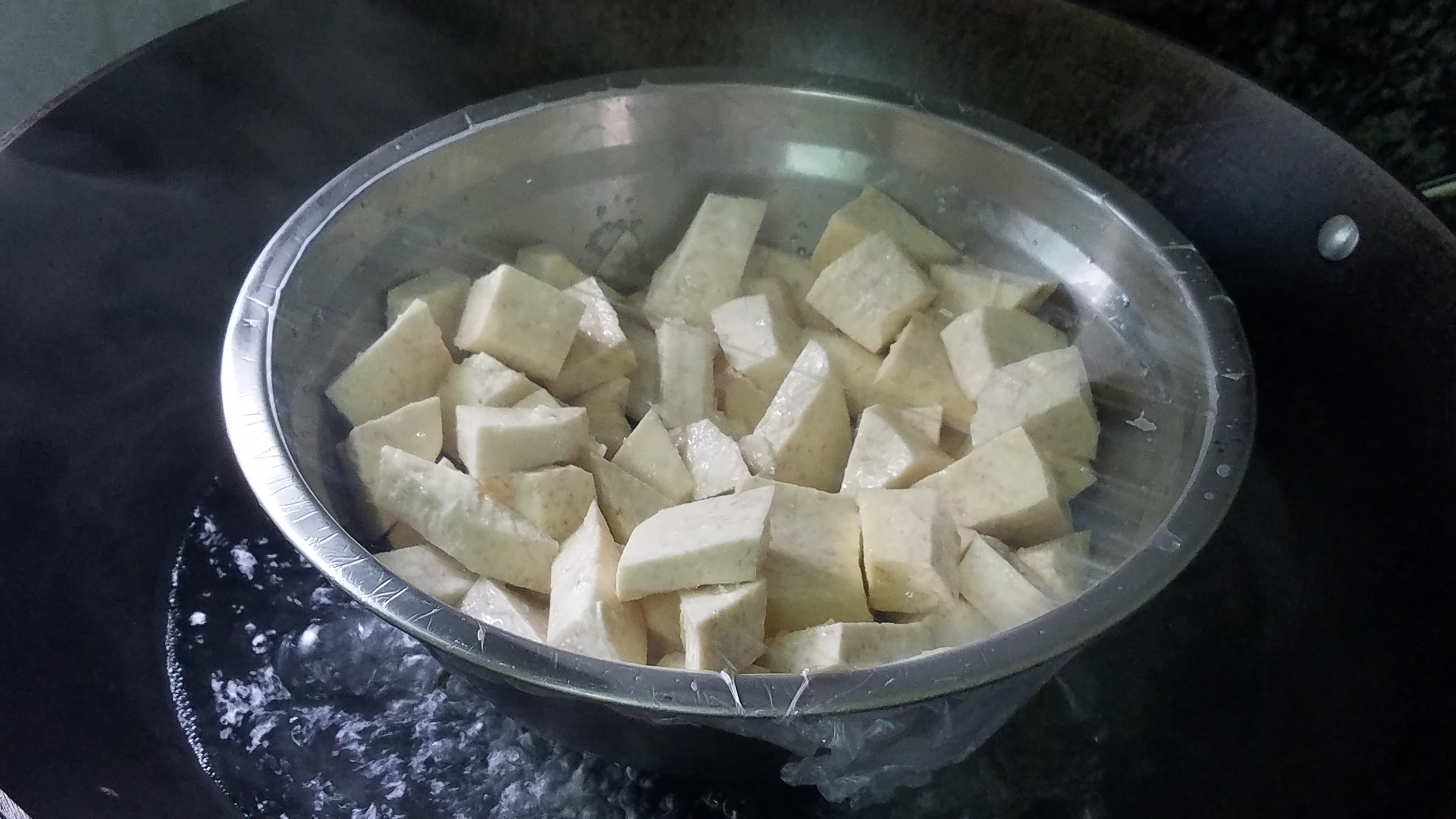 西米露香芋糖水简单做法,香芋西米露糖水的制作方法