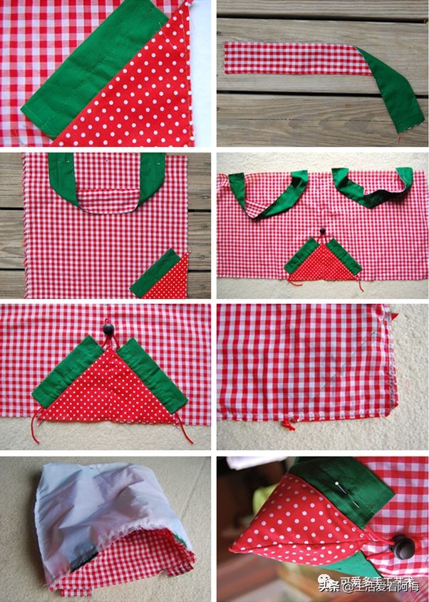 废旧衣服做的环保袋,废旧衣服做购物袋视频