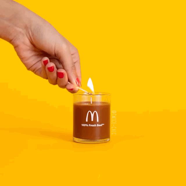 吃麦当劳点蜡烛,麦当劳早餐汉堡味道奇怪