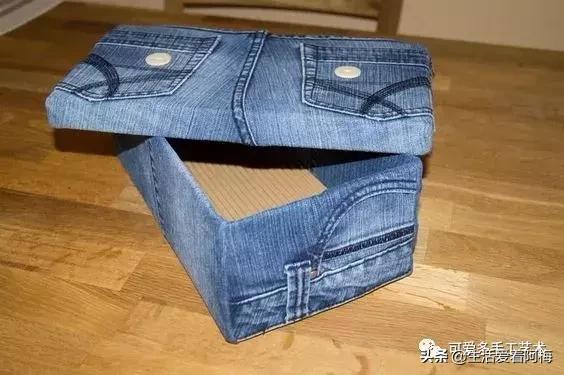 牛仔裤旧物改造手工制作小学生,废旧牛仔裤各种改造图解