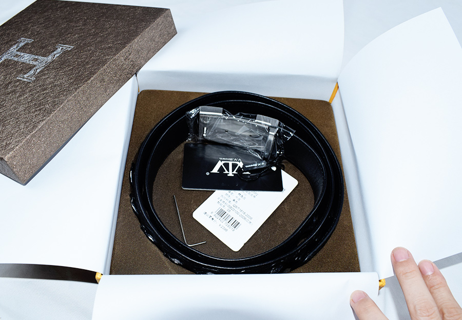 「验货」V.V.Brown鳄鱼皮腰带