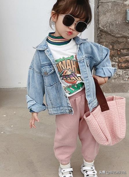 别愁，童装设计师，我为你提供一系列2021秋冬韩版童装牛仔新样衣