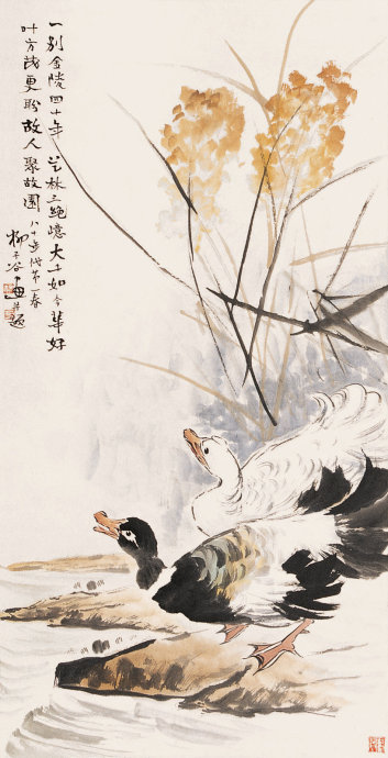 柳子谷花鸟作品大全,柳子谷花鸟精品图片