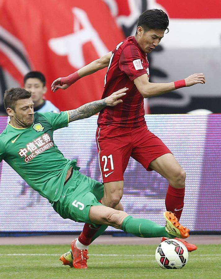 中超点将台青岛黄海,现役左边锋进球排行