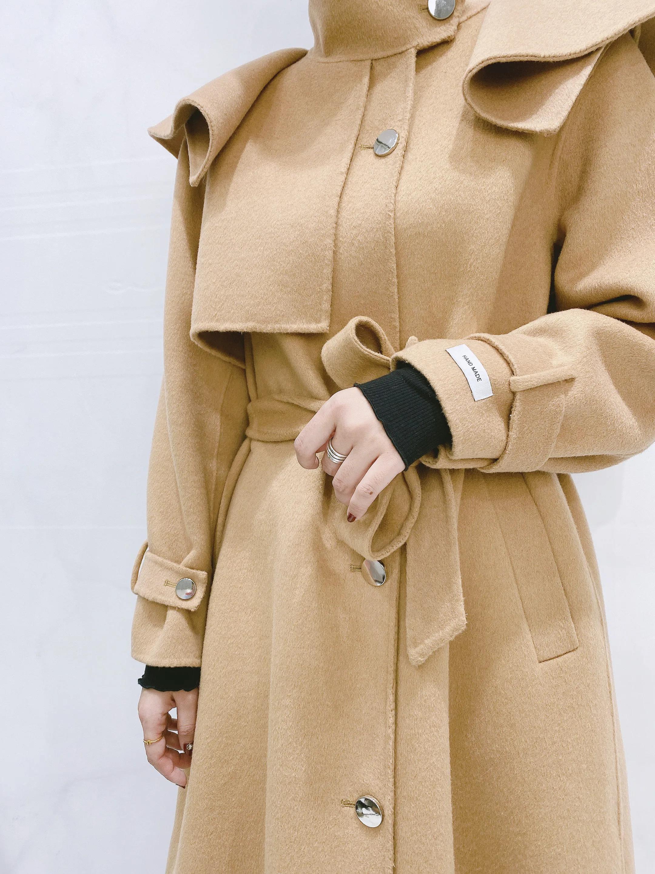 可拆卸领羊毛大衣，让你的秋冬更添时尚！