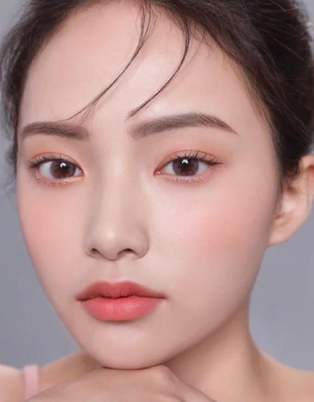 韩国低调灰色妆,南韩单眼皮妆