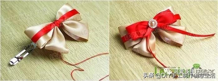 丝带做花带,做花带的教程