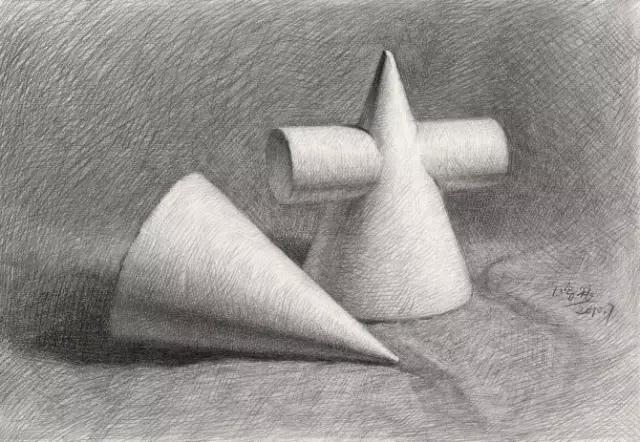 素描基础几何体圆柱体,零基础素描教程快速学会几何体