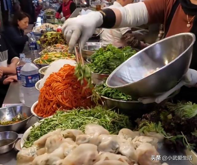 韩国见识到中国菜,麻辣拌料花样吃法