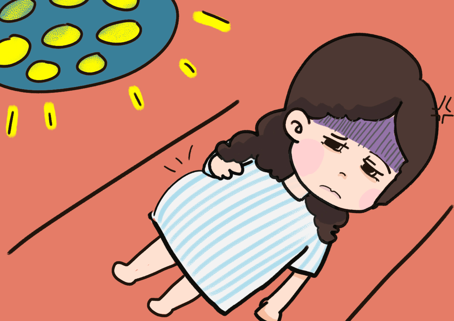 孕晚期宫缩是什么感觉和反应,孕晚期宫缩疼和闹肚子的区别