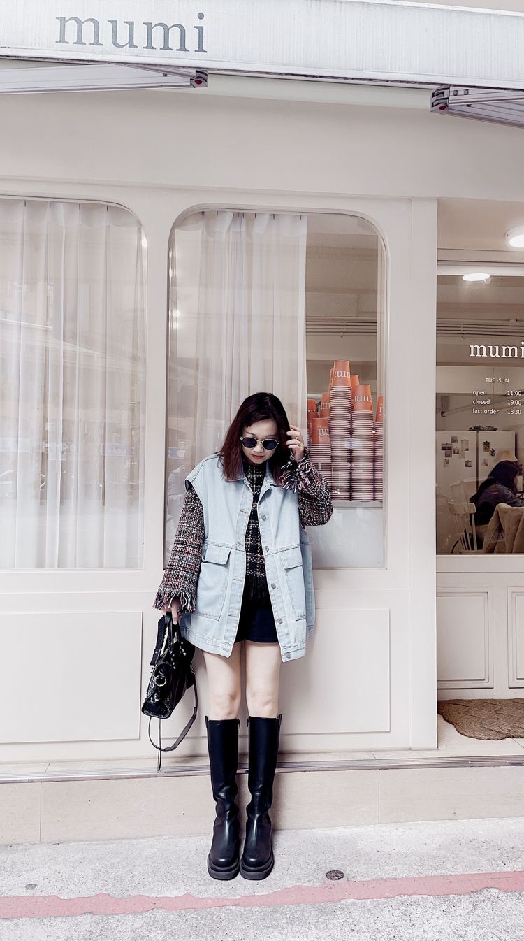 一年四季可穿的百搭背心 (韩版的宽松背心搭配)