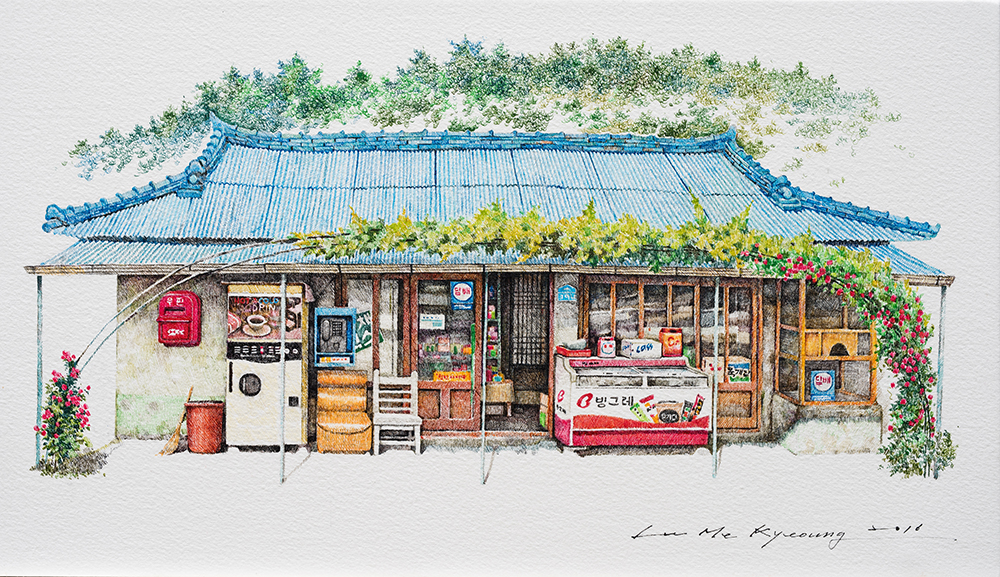 韩国插画师笔下的日常,韩国艺术家绘画作品