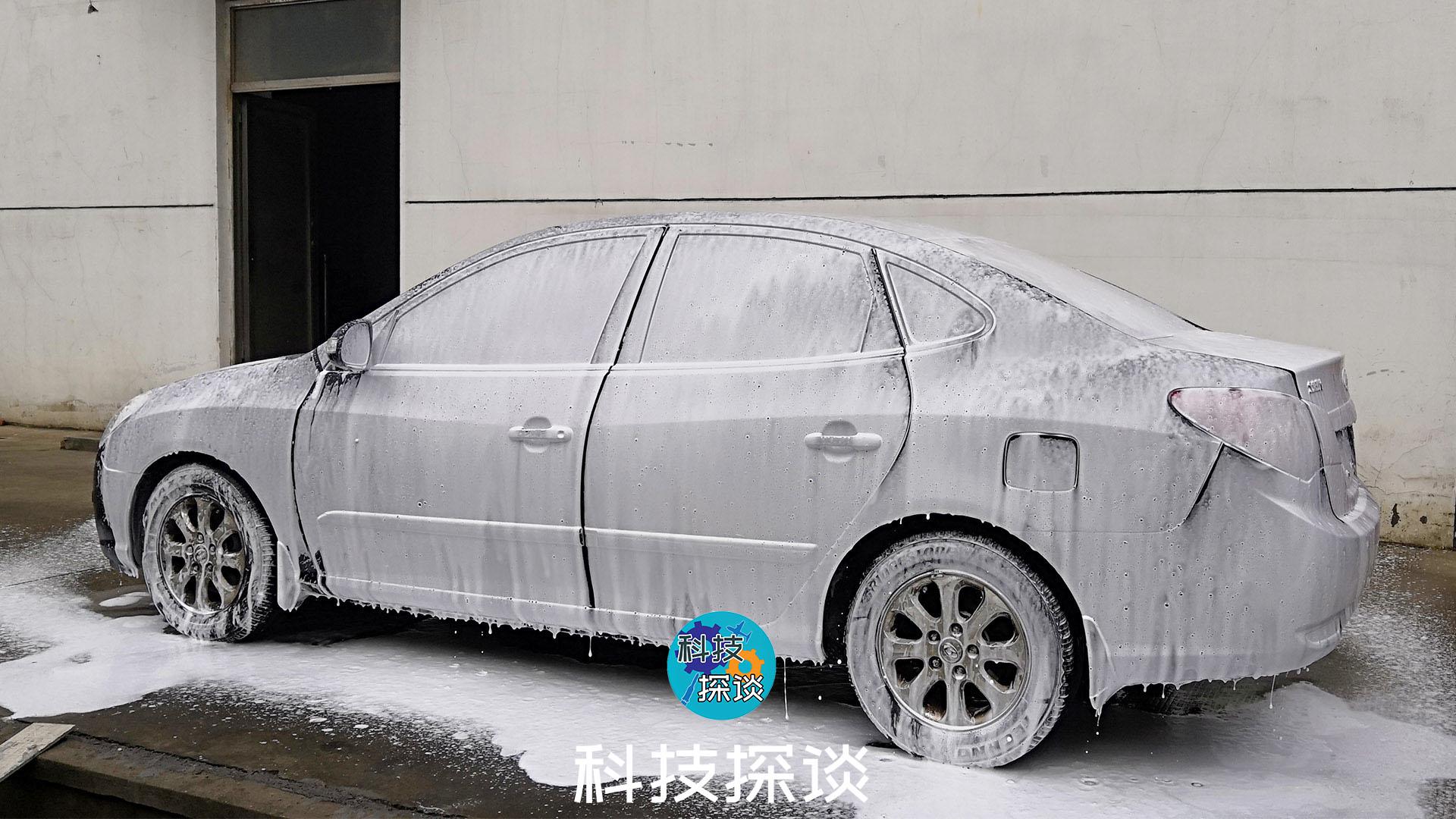 智能自助洗车机真的能洗干净吗,绿霸洗车机个人实测