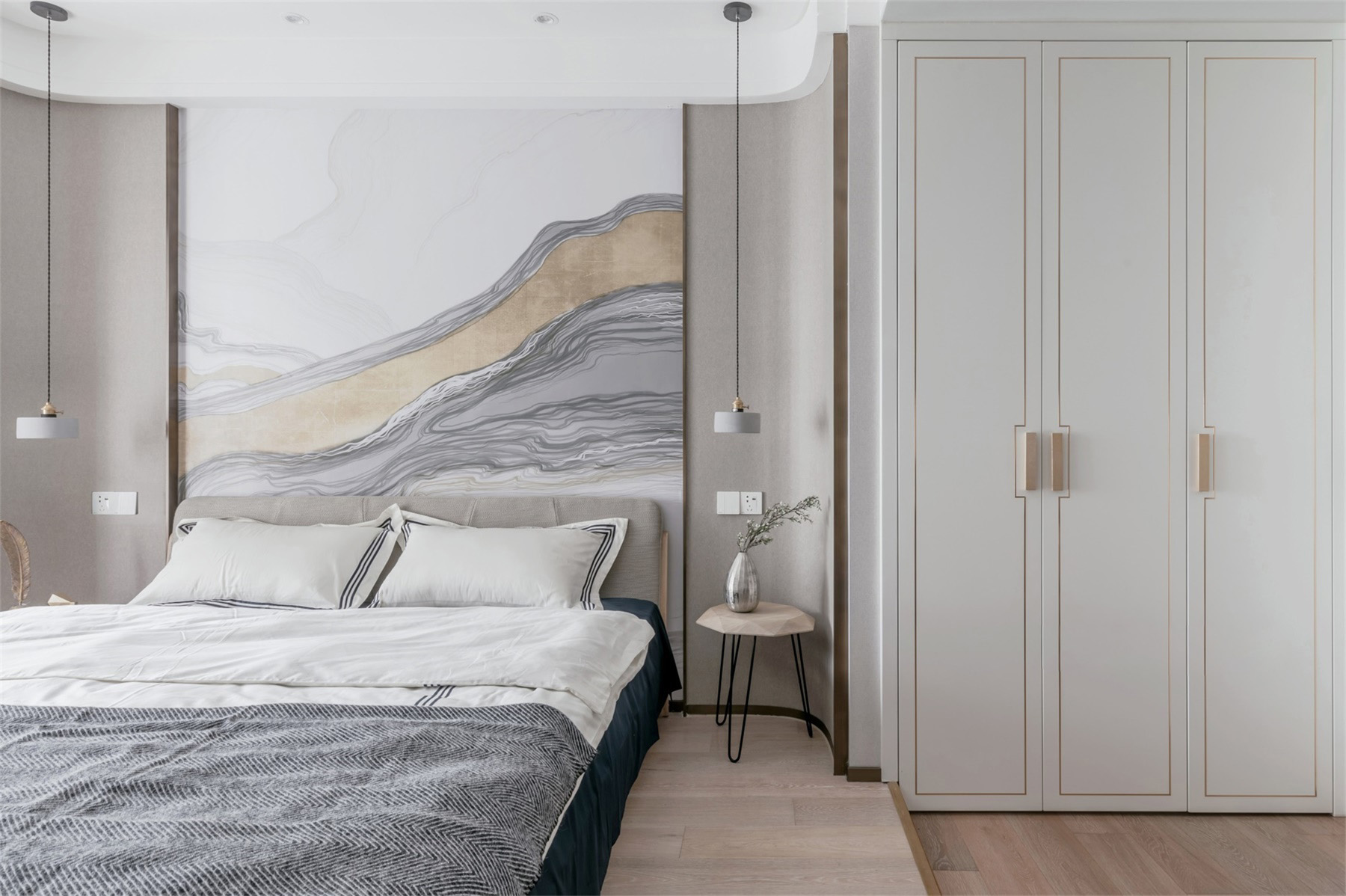 小户型大储物空间两室一厅设计图,90平小户型精装房收纳设计