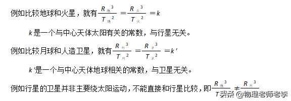 高中物理万有引力定律与航天,高中物理万有引力之开普勒定律