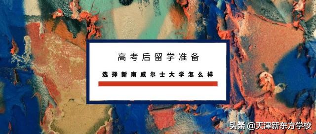 高考后留学英国的最佳方案,新南威尔士大学硕士1.5年留学费用
