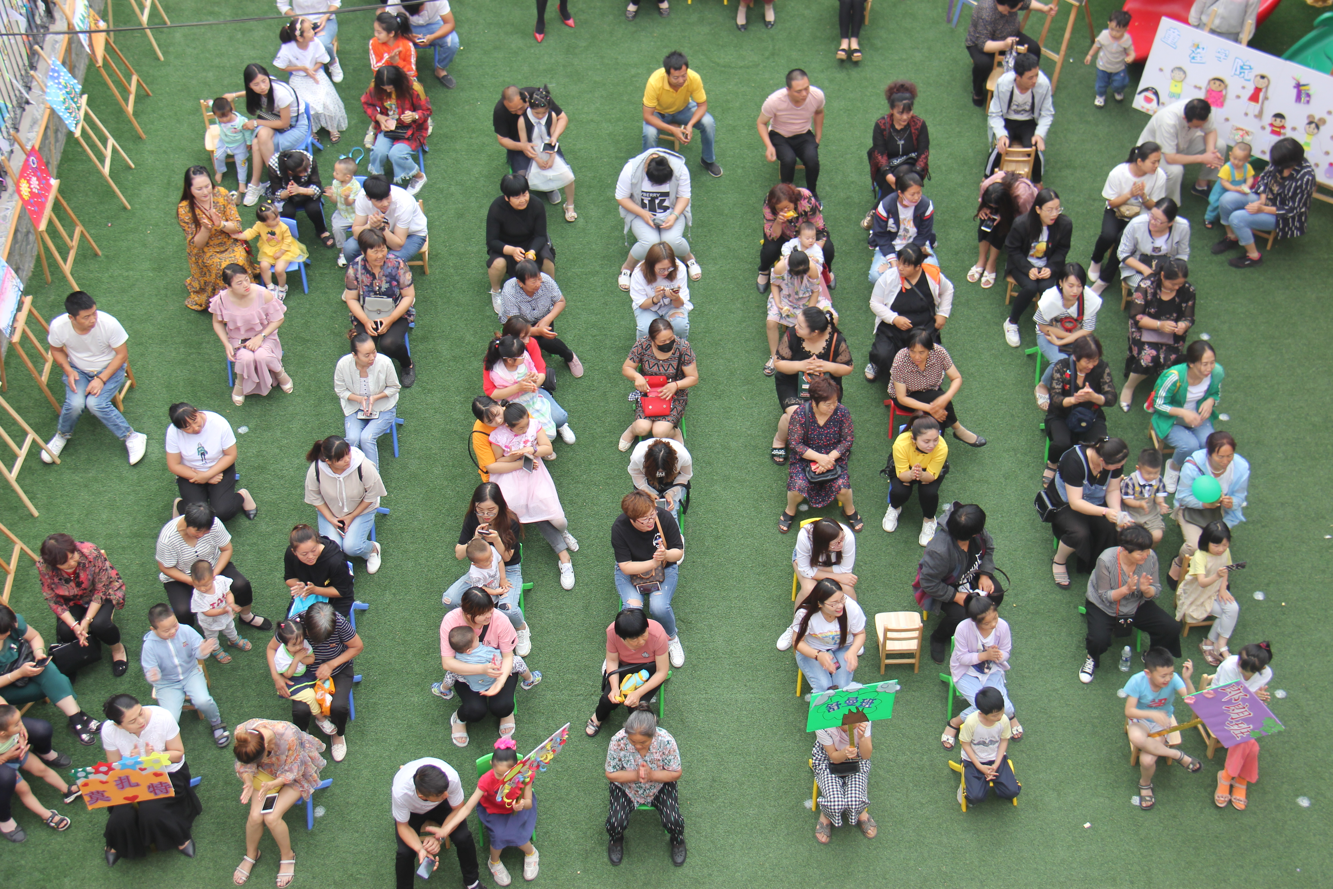 这是石家庄哪家幼儿园?六一活动太壮观啦!